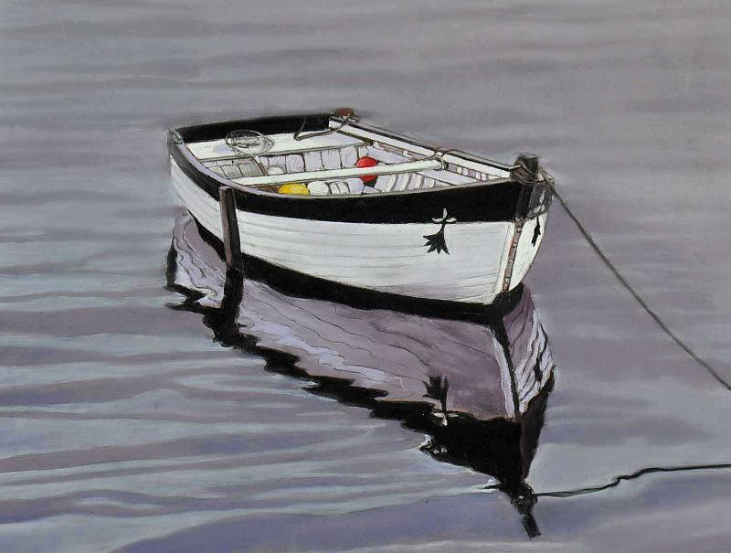barque concarneau2.jpg - Pastel format /size 40 x 50
